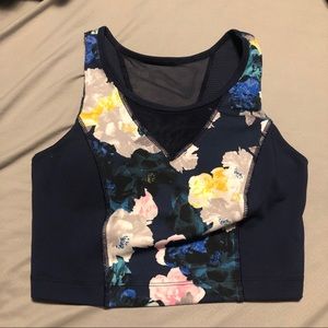 Old Navy crop top with built in sports bra